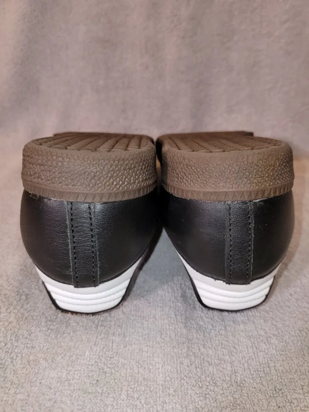 Adidas Samba OG Mens Size 7.5 Black White Brown Gum Sole Sneakers B75807 (#2493)
